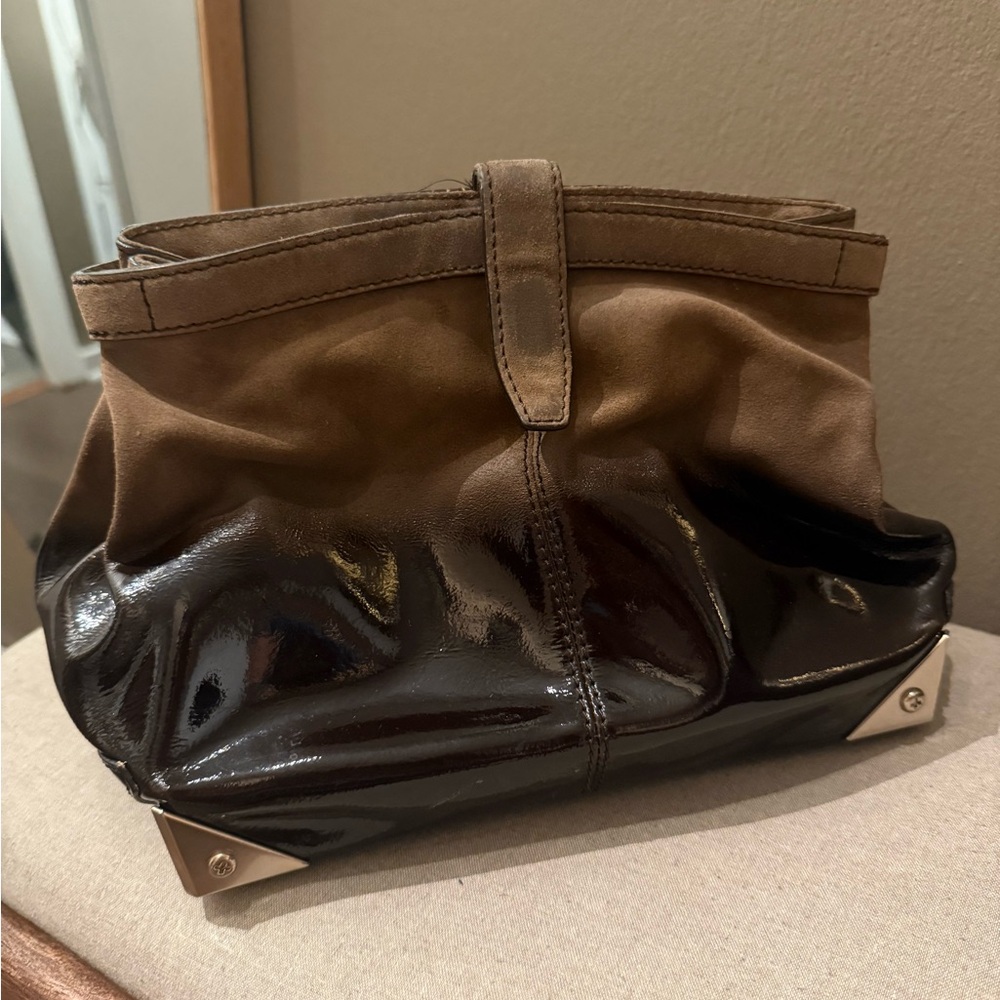 Alexander Wang Ombré Suede Leather Clutch